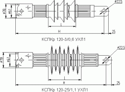 Изолятор КСПКр 120