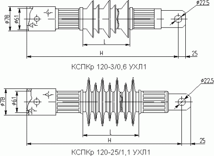 Изолятор КСПКр 120